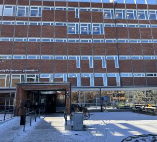 fasaden til Betty Petterssons Gymnasium