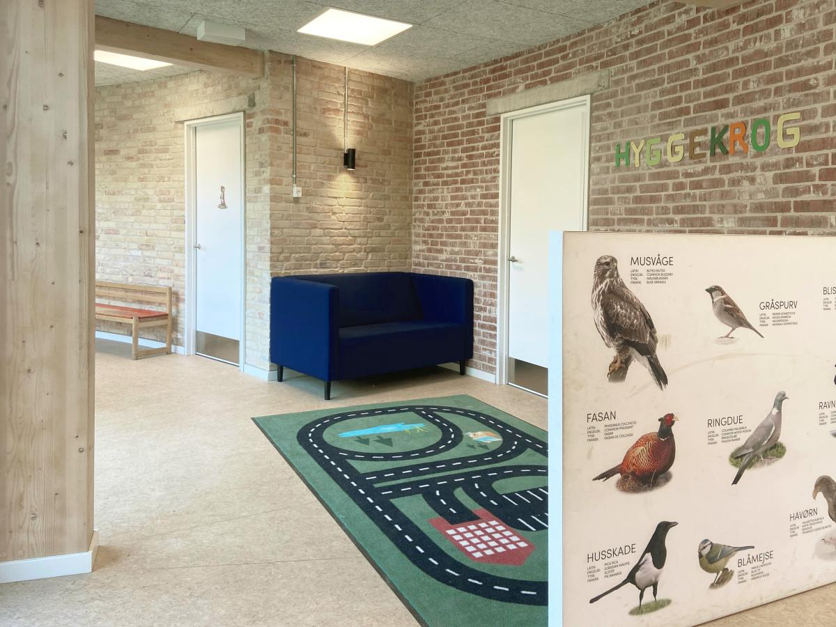 barnehagen i Gl. Rug er bygget av resirkulert murstein