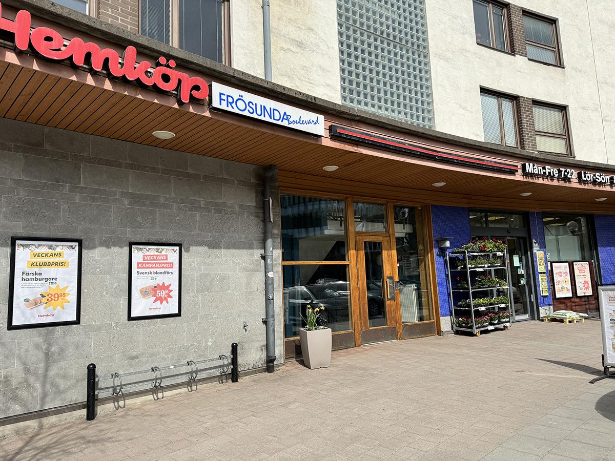 gerflor Hemkop Frosunda Sverige GTI Max 01 retail fasade