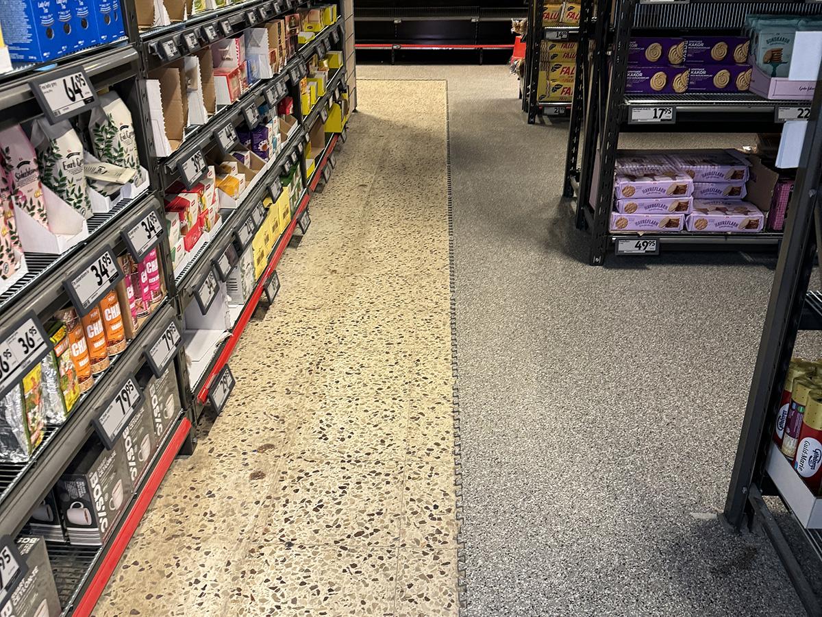 Gerflor ICA Supermarket Sverige GTI Max retail butikk