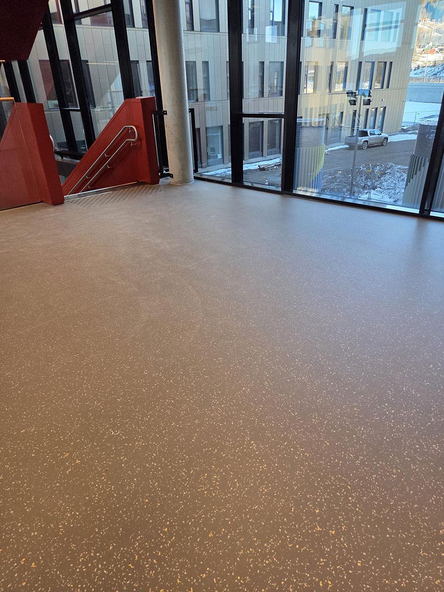 gulvet på Hjelset Sykehus