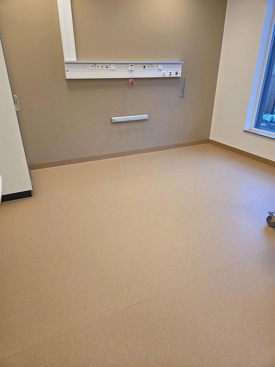 gulvet på Hjelset Sykehus