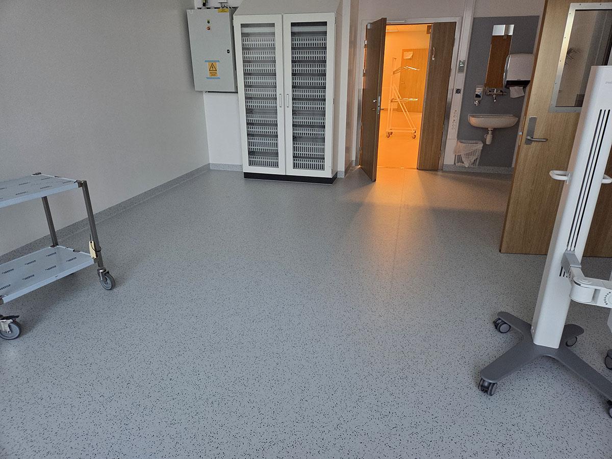 gulvet på Hjelset Sykehus