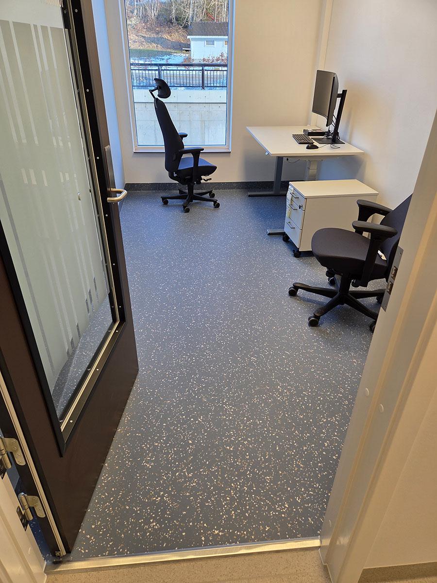 gulvet på Hjelset Sykehus