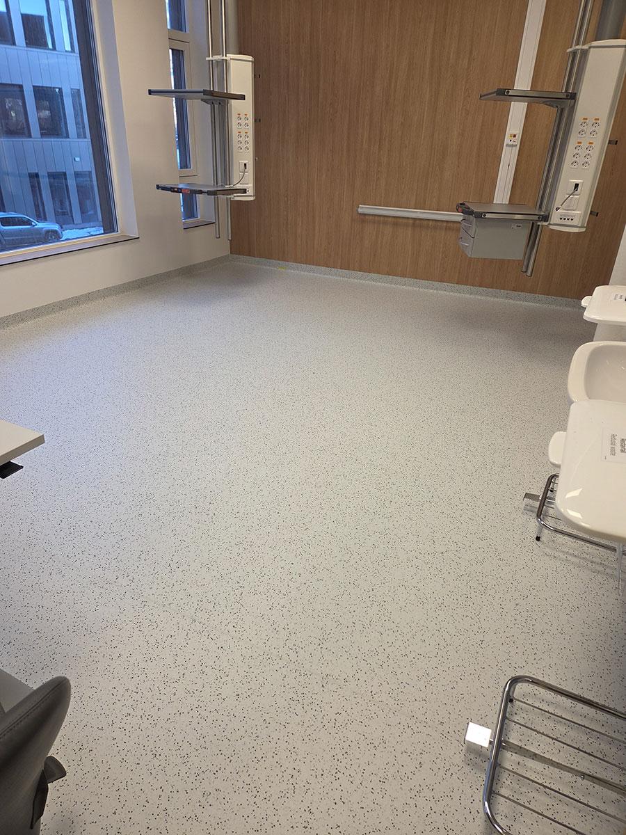 gulvet på Hjelset Sykehus