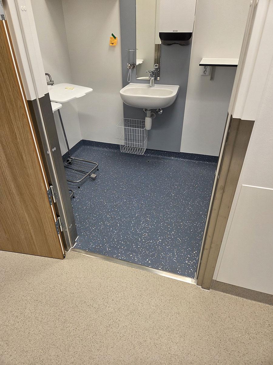 gulvet på Hjelset Sykehus