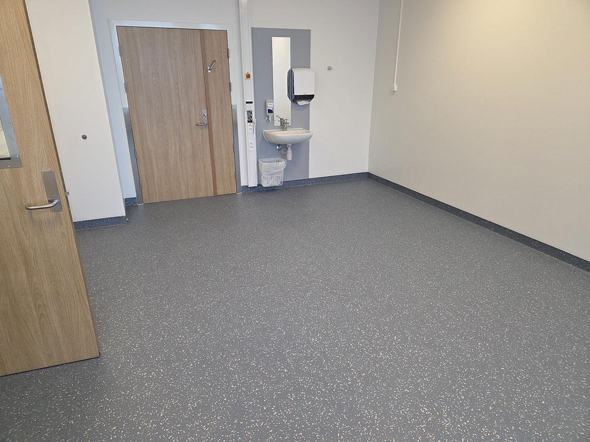 gulvet på Hjelset Sykehus